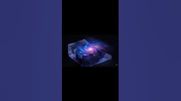 Galaxy in a Cube: Slicing the Universe! 🌌 #SatisfyingVideo #OddlySatisfying #ASMRSounds