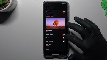 How to Apply a Custom Photo Watermark on a OPPO Find N2 Flip - Customize Camera Watermark