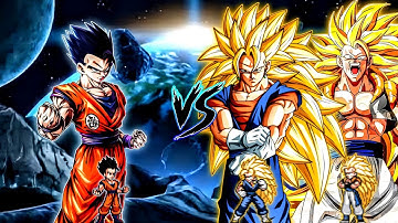 Mystic Gohan TP OP (New) VS Vegito SSJ3 OP & Gogeta SSJ3 OP in Jump Force Mugen