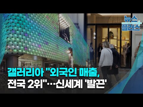 갤러리아 외국인 매출 전국 2위 신세계 발끈 한국경제TV뉴스 