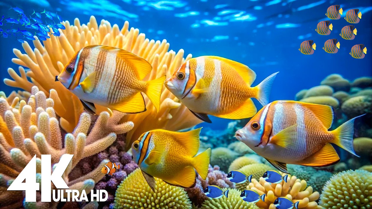 Marvel at Sea Animal in The Best 4K ULTRA HD Aquarium-Dive Into The Mesmerizing Underwater Realm