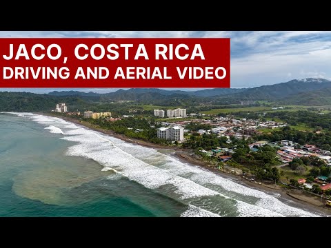 Jaco, Costa Rica Travel Guide (Driving & Aerial video) August 2022