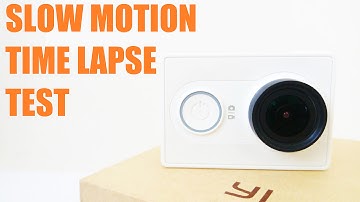 Xiaomi Yi Action Camera | Slow motion test | Time Lapse