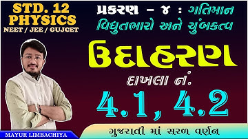 12 SCIENCE PHYSICS | CHAPTER 4 | EXAMPLE 4.1 & 4.2