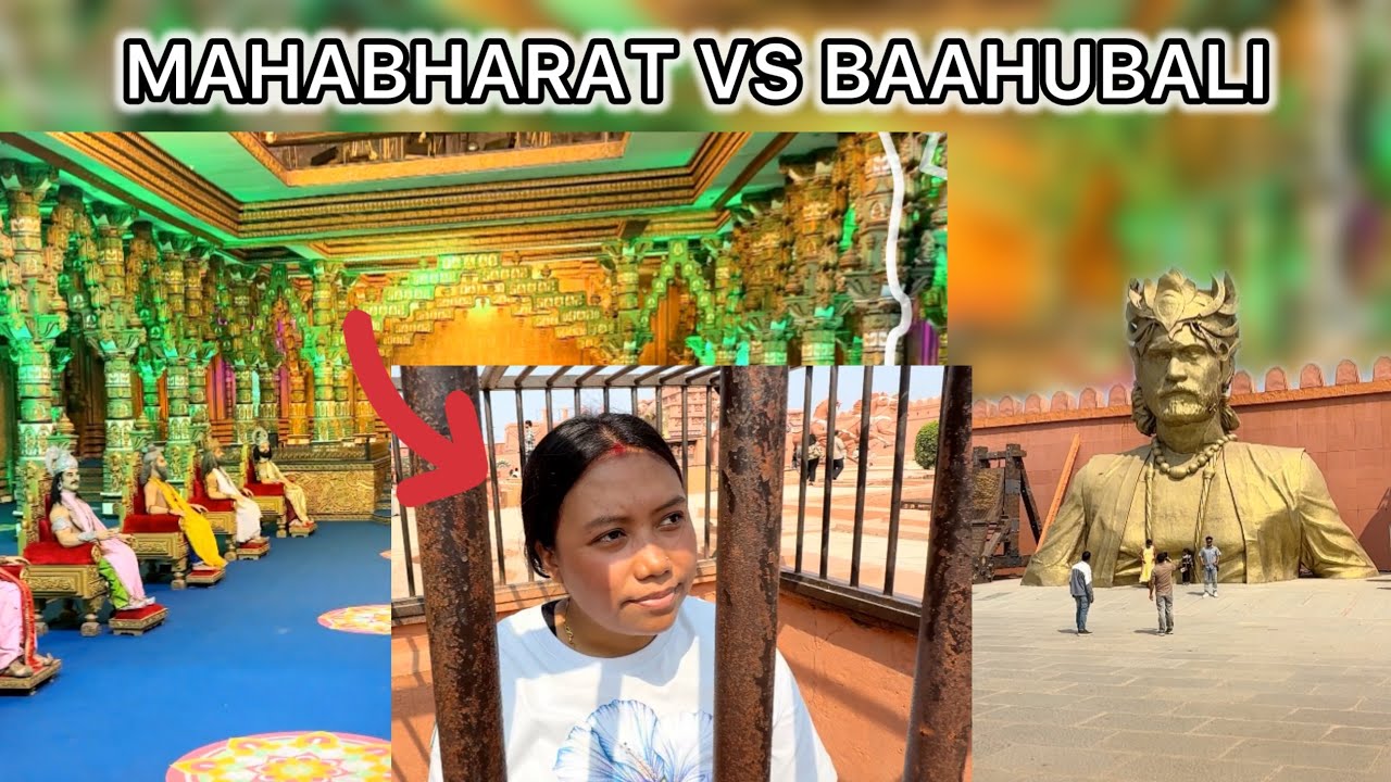 Ramoji Film City Part-2 😱 Mahabharat, Baahubali & Secret Airport | Full Tour Vlog