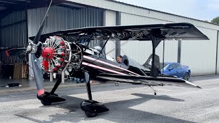 Starting up the 464HP M14P Pitts Model 12