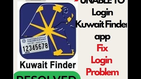 Fix Kuwait Finder App Login Problem – Unable to Login? Here’s How to Fix It! #techsupport #appfix