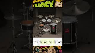 Nofx Linoleum - Drum Cover with sheet music how to play tutorial #drumcover #tutorial 1