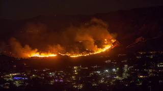 On december 5th, 2017 at 3:43 am, a brush fire broke out in little
tujunga canyon. this canyon begins just north of lake view terrace,
suburban neighborhoo...