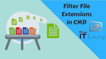 Filter through file extensions - Windows (Command Prompt)