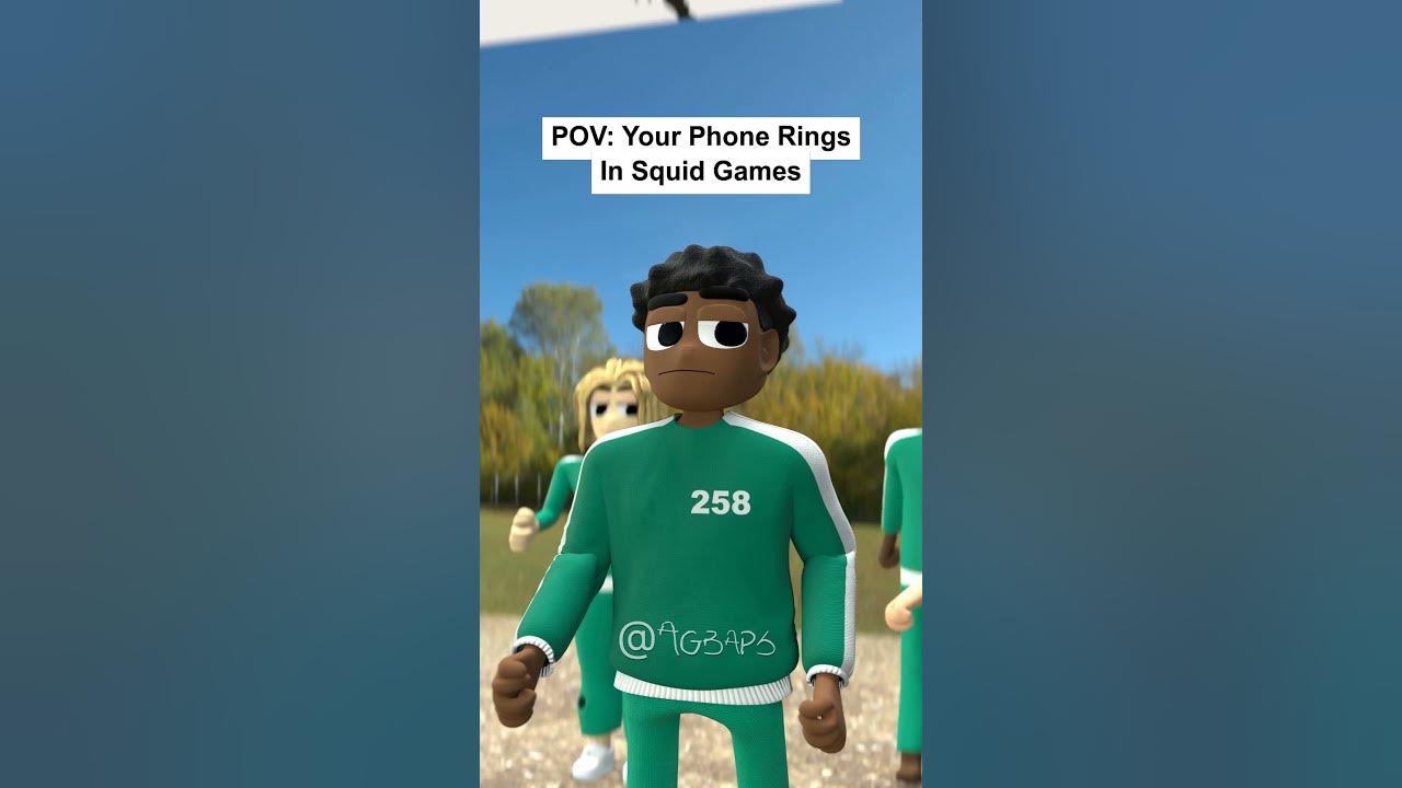 POV: Your phone rings in squid games