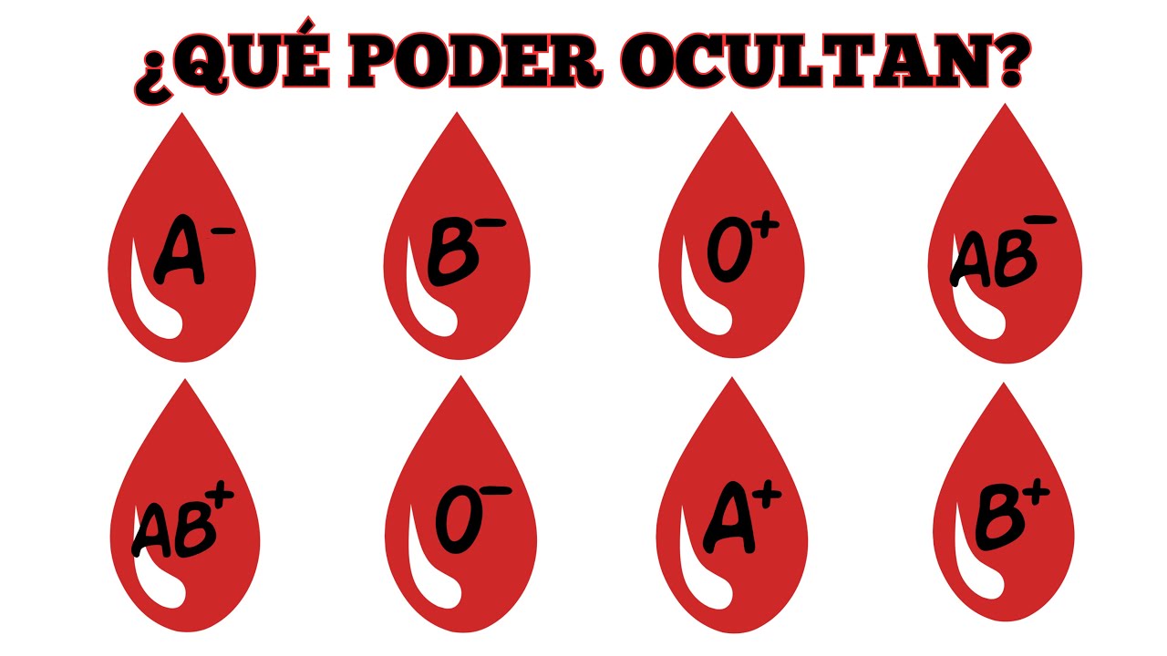 Cada VENTAJA OCULTA de tu tipo de SANGRE explicada