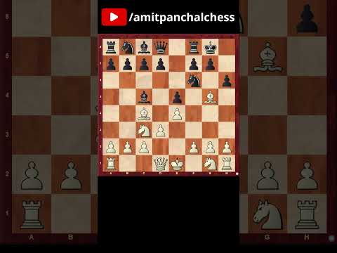 Brilliant Chess Trick to Win in just 11 Moves #chess #chessgame #shorts