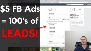 $5 Facebook Ads To GENERATE 100s of LEADS  - For Beginners