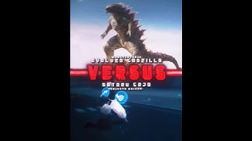 Evolved Godzilla vs. Gojo | #shorts #godzilla #vs #jjk #fyp