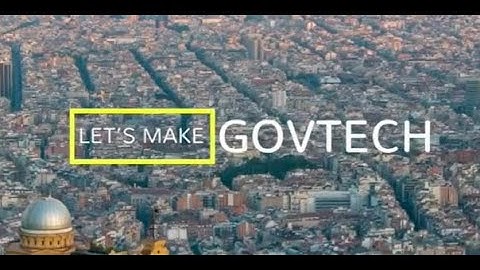 Ouverture - GovTech Summit 2018