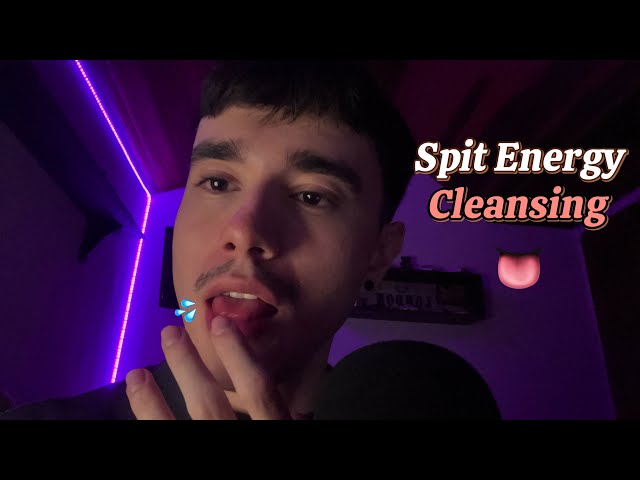 Spit Painting & Plucking Negative Energy ✨💦 ASMR Deep Cleansing