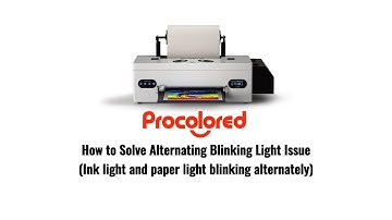 How to Fix Waste Ink Pad Error(Ink light and paper light blinking alternately)