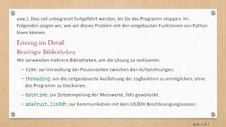 Wie Man Sensordaten Alle 5 Sekunden In Einer Neuen Textdatei Mit Python Speichert