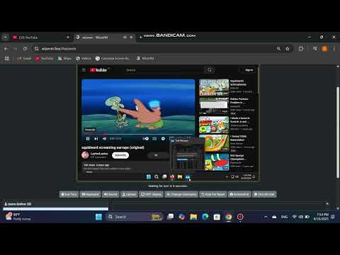 Squidward Screaming Earrape Has BSOD VM