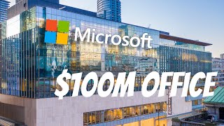 Full Tour of Microsoft's $100 MILLION Dollar Office | Vancouver