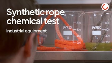 Testing Konecranes Synthetic Rope: Chemical Test