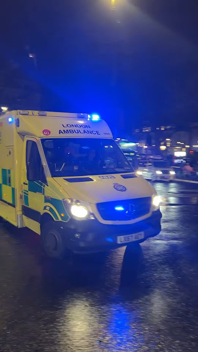 UK Ambulance sirens in London