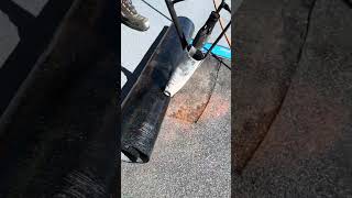 Torch-On Roofing Membrane in Action (20 sec)