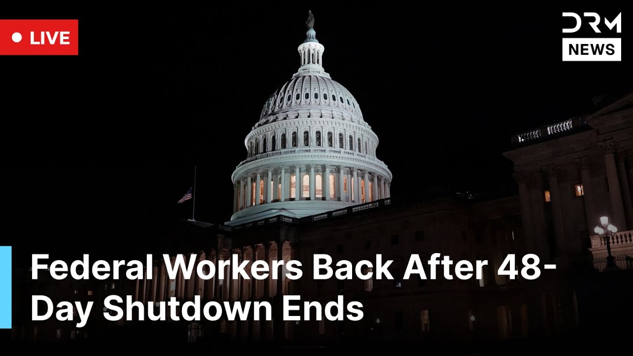 LIVE: Federal Employees Return to Work as U.S. Government Shutdown Ends ...