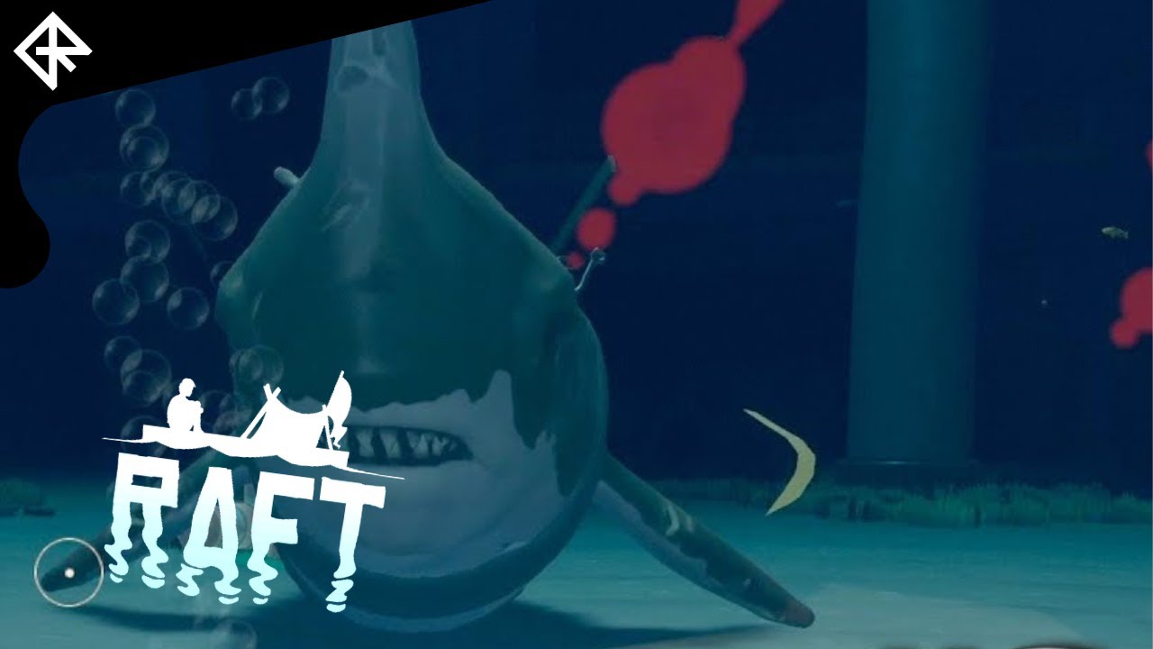 J'AFRONTE LE REQUINS LE PLUS GRAND DE RAFT ! #11 Raft - YouTube