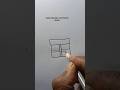 Gift Box Drawing very Easy #shots #tutorial