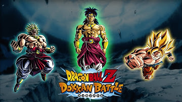 If Dokkan Music was in Dragon Ball - TEQ LR Broly and PHY LR Super Saiyan Goku (Goku vs. Broly)