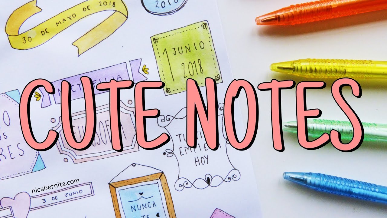 CUTE NOTES 🎨 TITLES, HEADERS & BANNERS 📚 COOL WAYS TO WRITE TITLES