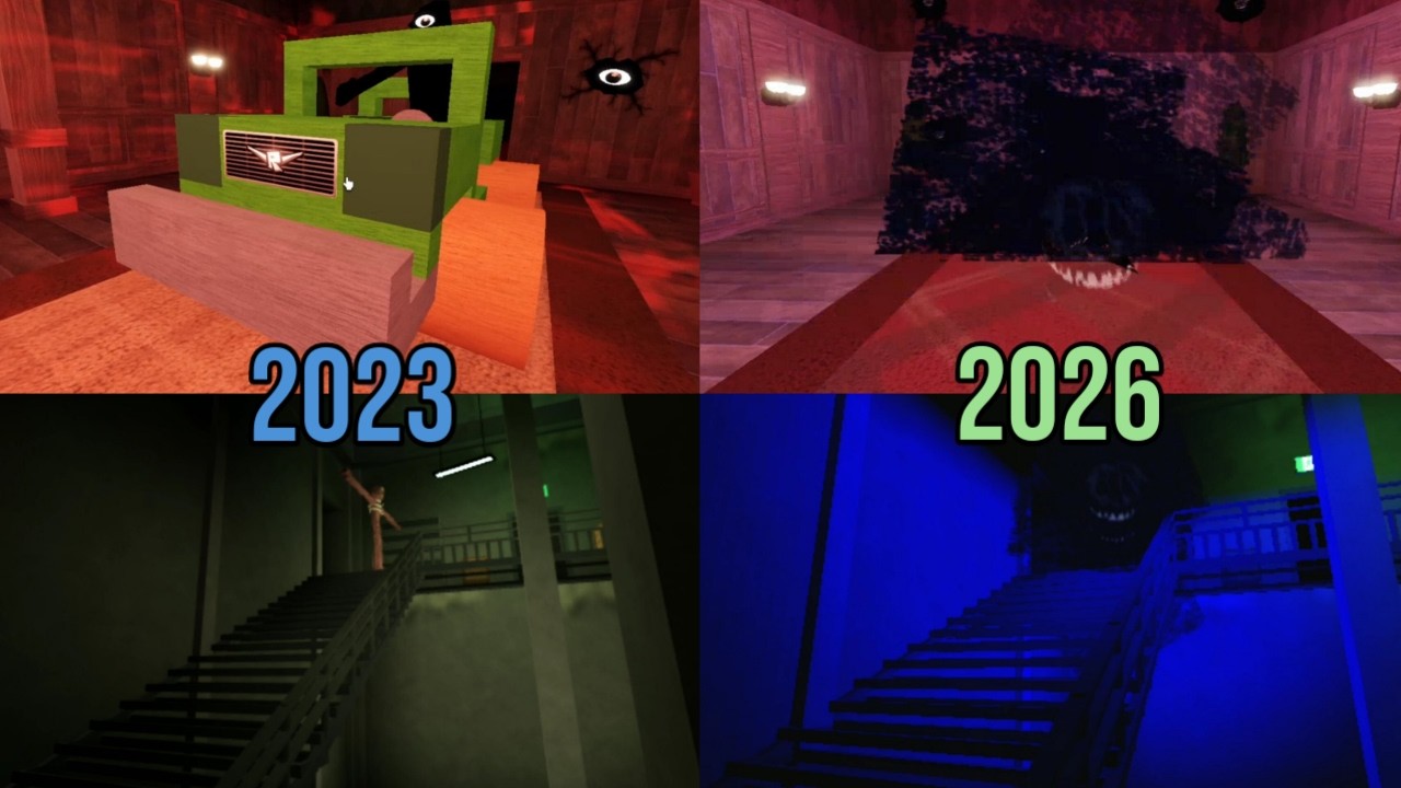 All Cutscene April Fools 2023 VS April Fools 2026 Change Event Roblox 