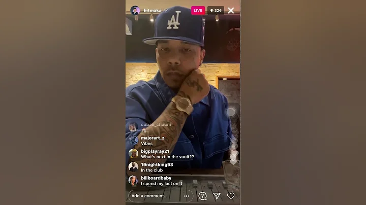 Hitmaker in studio/ Fredo Bang joins live