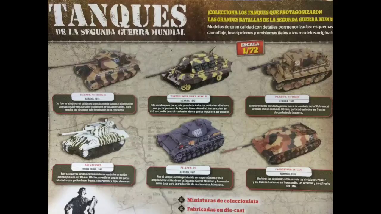 Colección tanques de la segunda guerra mundial edición #1 - YouTube