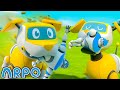 Android Dog Playing Ruff with Arpo | ARPO Kids Cartoons | Videos for Kids | Animation Compilation