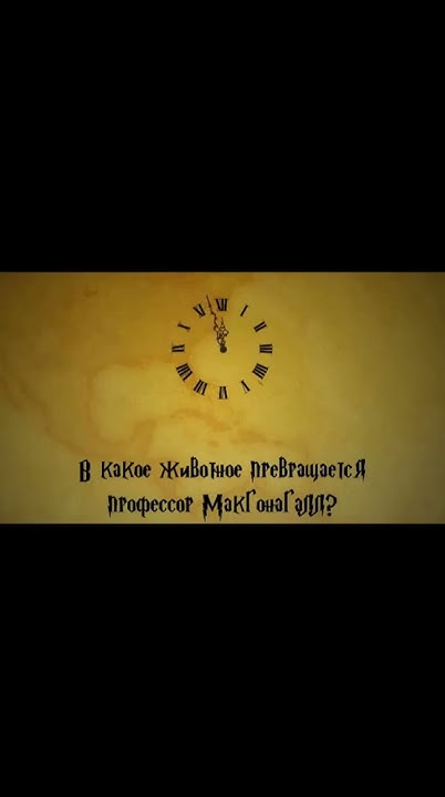 Превращения профессора МакГонагалл - YouTube
