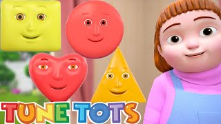 Shape Song - Five Little Babies - Boo Boo - More Nursery Rhymes & Kids Songs - TuneTots