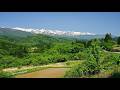 五月晴れの大町市美麻と白馬村・4K