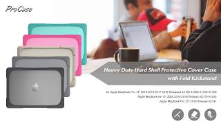 How to Install ProCase Heavy Duty Hard Shell Case for MacBook Air 13 / Pro 13 / Pro 16