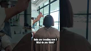 Bobs are trending now!! What do you think? #naturalhaircut #boblife #silkpresshouston #bob #haircut