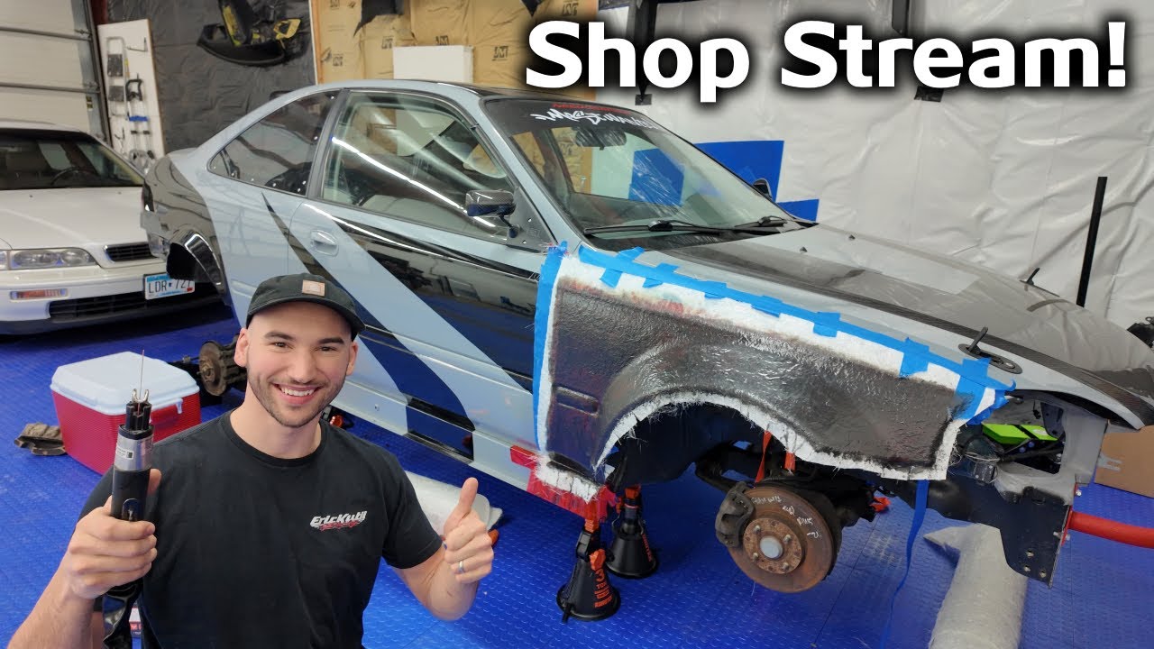 Making Body Kits Day 2 Shop Stream - YouTube