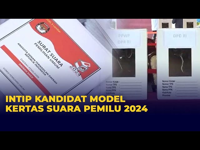 KPU Gelar Simulasi Pemilu 2024, Pamerkan Kandidat Model Kertas Suara Baru class=