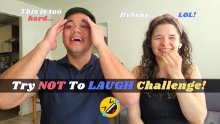This Was Too HARD For Both Of Us! | Filipino Lithuanian Couple Does The &quot;Try NOT To LAUGH&quot; Challenge