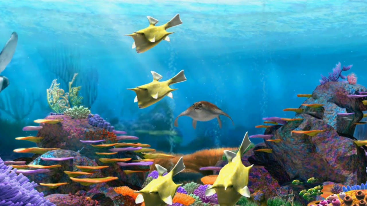 Video for kids - underwater animation