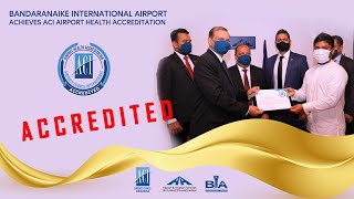 ACI certifies Bandaranaike International Airport's commitment to prioritizing health and safety