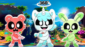 Smiling Critters POKEDANCE in 360 VR Finding Challenge | Poppy playtime 3