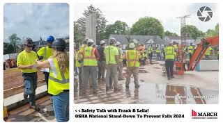 March Associates Construction - Safety Stand Down with Frank Brady 2024