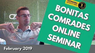 2019 Bonitas Comrades Online Success Seminar - February 2019
